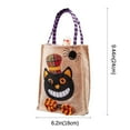 thumbnail image 3 of FFENYAN Gift Halloween decorations cartoon linen tote bag ghost festival party kinder, 3 of 3