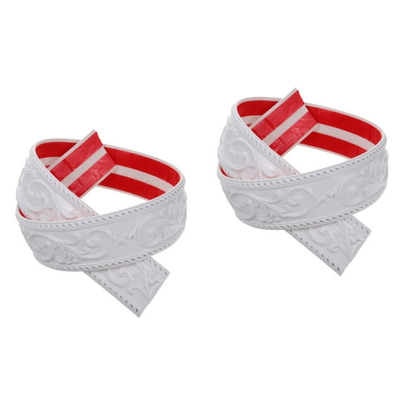 HOMEMAXS 2pcs Decorative Wall Lines Peel and Stick Trim Wall Trim Self Adhesive Ceiling Molding Trim Decoration