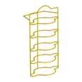 thumbnail image 3 of Estantes de encimera extensibles, escurreplatos multifuncionales para una mejor organización. Oro de 5 capas, 3 of 9