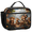 Black, variant on Jiaoprinted Insulated Lunch Box for Adults, Starry Night Space Reusable Cooler Lunch Tote with Detachable Handle, Shooting Stars Leakproof Lunch Bag