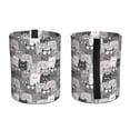 thumbnail image 2 of Fuzoiu Cats Group Print Car Trash Can,Leakproof Car Trash Can,Hanging Garbage Bin,Vehicle Trash Can, Suitable for Sedans, SUVs, MPVs & Trucks, 2 of 7