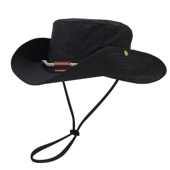 Mens & Womens Bucket Hats with Wide Brims Sun-Protection Cowboy Cap Unisex Solid Foldable Quick-Dry Outdoor Hiking Travel Fisherman Cap