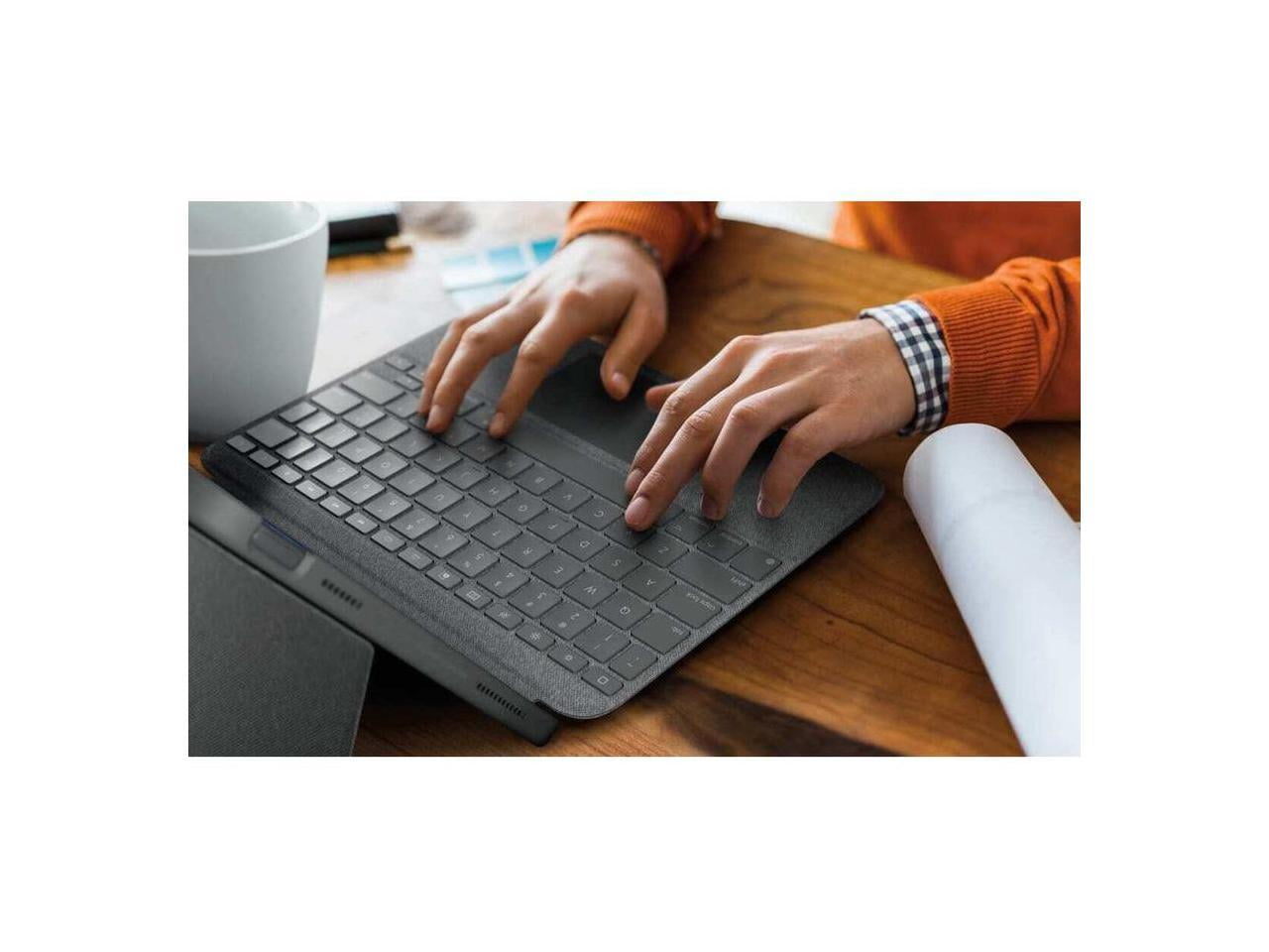 Logitech Combo Touch, Detachable iPad Keyboard Case (10th gen and A16) with Large Precision Trackpad, Full-Size Backlit Keyboard, and Smart Connector Technology, Oxford Gray