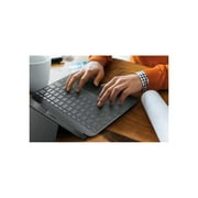 Logitech Combo Touch, Detachable iPad Keyboard Case (10th gen and A16) with Large Precision Trackpad, Full-Size Backlit Keyboard, and Smart Connector Technology, Oxford Gray
