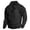 Black, variant on Leey-World Men's Quarter Zip Fleece Pullover, Stand Collar Thermal Long Sleeve Sweatshirt for Outdoor Casual Hiking(White,L)