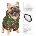 thumbnail image 3 of Balery Christmas Hat sock Sudadera con Capucha para Perros Pequeños – Ropa para Mascotas, Disfraz para Perros y Gatos, Ideal para Fiestas y Cosplay-XX-Large, 3 of 7