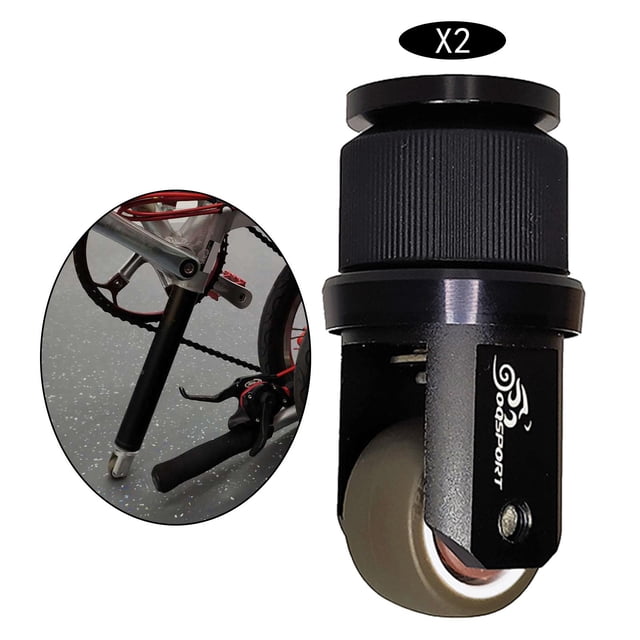 2 Piezas de Rueda Auxiliar Plegable para , Accesorios de Rueda de shamjiam Rueda de refuerzo