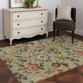 thumbnail image 4 of Vintage Spring Floral Area Rugs Collection 2.7'x5', Farmhouse Flowers Green Vintage Non Slip Indoor Rectangle Throw Runner Rug Floor Mat Carpet for Living Room Dining Table Bedroom Nursery, 4 of 9