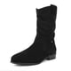 thumbnail image 3 of Botas Puntiagudas Cortas Con Tobillo Antideslizantes para Mujer Uso Diario Rojo, 3 of 9