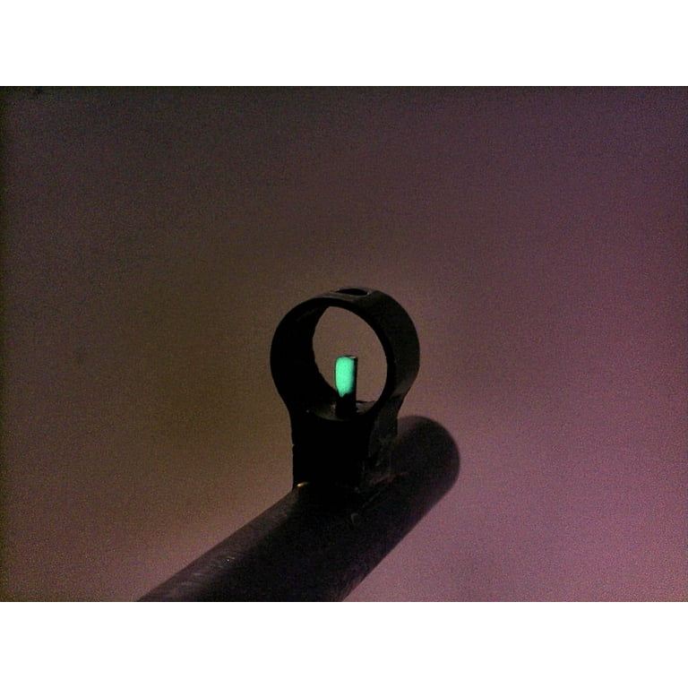  GLOW-ON SUPER PHOSPHORESCENT, Original Color Gun Night Sights  Paint, Small 2.3 ml vial. White Day Color and Green Glow. Concentrated  Bright, Long Lasting Glow. : Sports & Outdoors