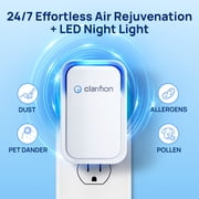 Clarifion Air Ionizer for Home - Negative Ion Filtration System
