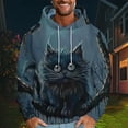thumbnail image 2 of RKSTN Chandails en Molleton pour Hommes Manteau Queue Gothique Steampunk Manteau Queue Médiéval Col Court Robe Manteau Slim Chandails en Molleton, Vêtements d'Automne, 2 of 5