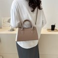 thumbnail image 3 of Bolso de mujer Bolso de mano con patrón de cocodrilo simple Bolso bandolera (Caqui) Likrtyny Para Estrenar, 3 of 3
