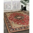thumbnail image 2 of Ahgly Company Indoor Rectangle Traditional Saffron Red Medallion Area Rugs, 7' x 9', 2 of 6