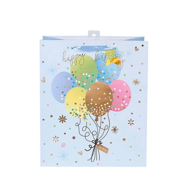 Bolsa de Regalo Grande Milan Pacific Cumpleaños Juvenil Femenino 25.4 x 30.48 x 12.7 cm 1 pieza