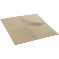 thumbnail image 5 of Ekena Millwork 11 7/8"W x 11 7/8"H Apollo EnduraWall Decorative 3D Wall Panel, UltraCover Satin Smokey Beige (Covers 0.98 Sq. Ft.), 5 of 5