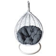 thumbnail image 3 of M&M Sales Enterprises Inc Children's Swoon Pod Hanging Chair Swing in White, 3 of 8