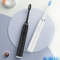 Toothbrush with Cover Electric Toothbrush round Head Teeth Brush