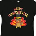 thumbnail image 4 of Inktastic Happy Thanksgiving Cute Turkey in Pilgrim Hat Boys or Girls Toddler T-Shirt, 4 of 5