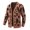 Coffee, variant on akafmk Cardigan Sweater for Men V Neck Button Front Knit Sweater Fashion Print Casual Versatile Fall Mens Clothes, Size S