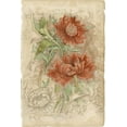 thumbnail image 2 of Harper, Ethan 17x24 White Modern Wood Framed Museum Art Print Titled - Floral Pattern Study I, 2 of 4