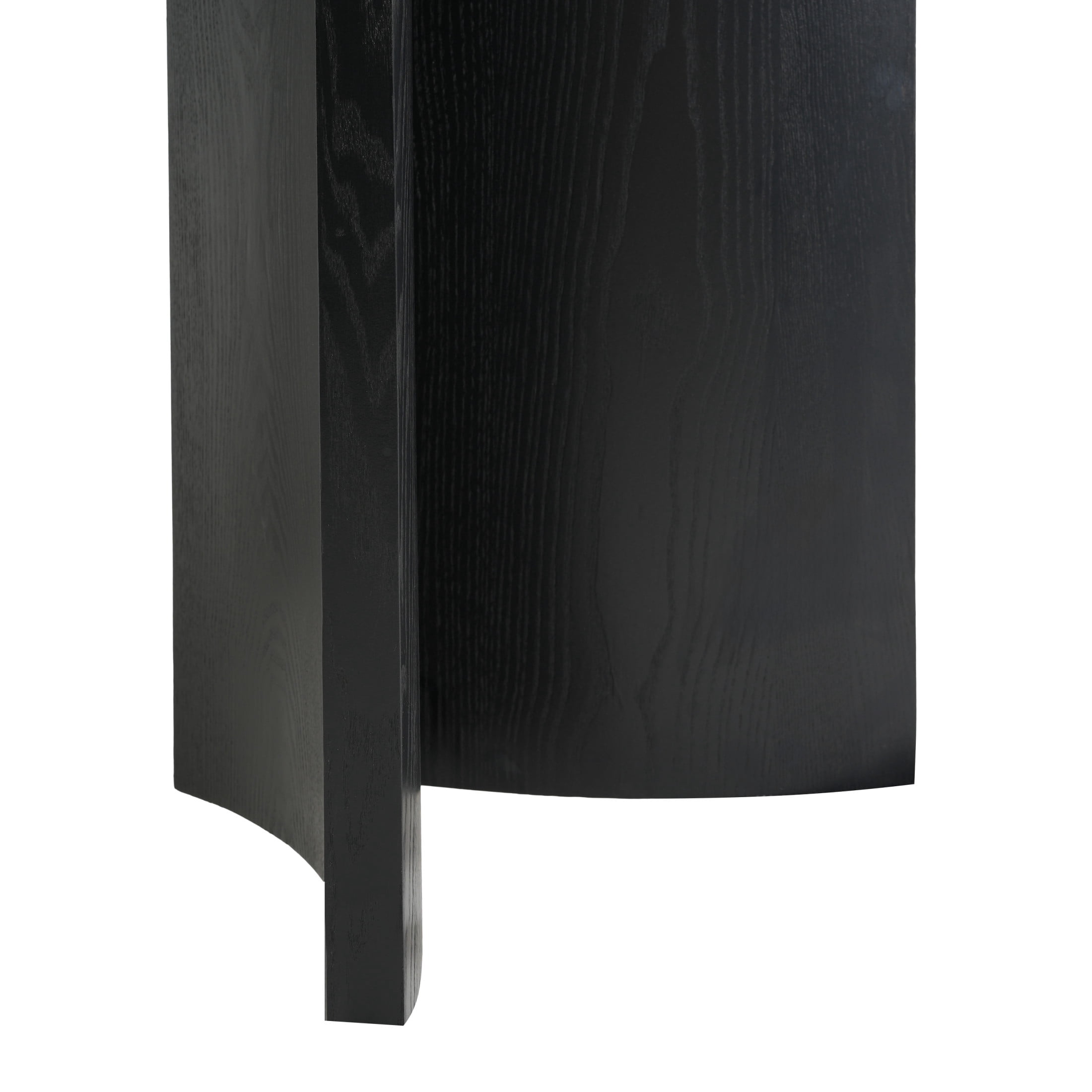 Christopher Knight Home 65.35" Modern Oval Kitchen Dining Table for 4 with Unique Curved Legs, Black