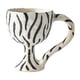 thumbnail image 1 of Bandeja de almacenamiento decorativa con diseño de leopardo y cebra, hecha a mano, pintada a mano. Taza del cáliz, 1 of 8