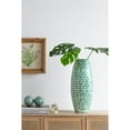 thumbnail image 4 of A&B Home Inlaid Green Capiz Table Vase for Dry Flower 7.9" x 7.9" x 19.7", 4 of 6