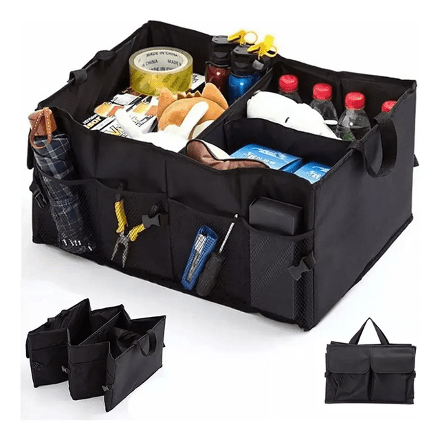 Organizador cajuela plegable Maíz WZ-244 ligero impermeable color Xtellar negro lisa