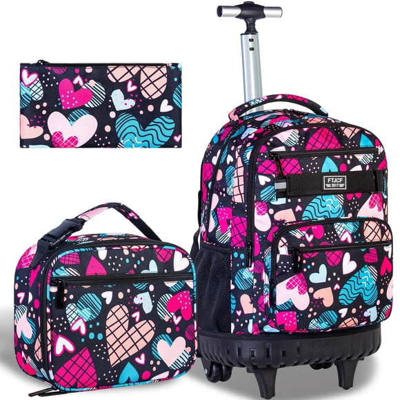 Mochila Escolar con Ruedas AGSDON 52x26x25 cm