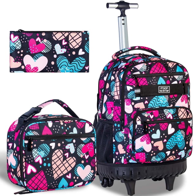 Mochila Escolar con Ruedas AGSDON 52x26x25 cm