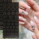thumbnail image 4 of Pegatinas huecas para decoración de uñas, tiras francesas de copos de nieve para manicura, deslizador, aerógrafo, decoración de Navidad, 3 piezas, 4 of 4