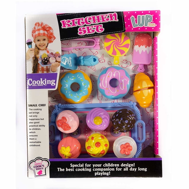 Alimentos de Juguete para Niños con Tematica de Repostería Luptoys Kitchen Set Copas de Helado LUP TOYS LUP269
