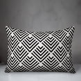 thumbnail image 2 of Creative Products Black Geometric Arrow 14x20 Indoor / Outdoor Pillow, 2 of 2