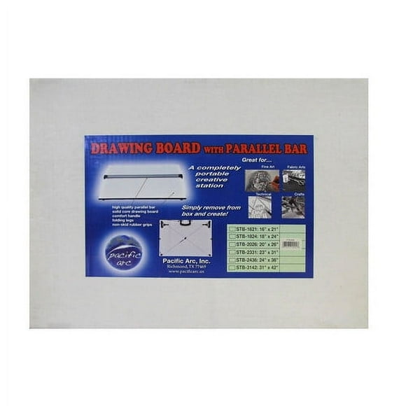 PACIFIC ARC STB2026 DRAWING BOARD W/ PARALLEL BAR 20X26