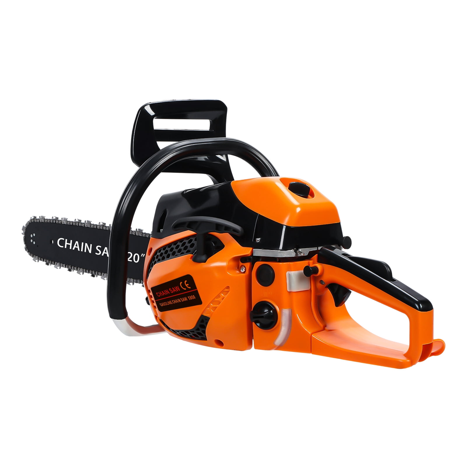 AquaAurix Gasoline Chainsaw with 20 in Bar, High-Power Logging Saw, 58CC Engine 2-Cycle Gas Powered Chainsaw for Farm/Garden/Ranch/Firewood