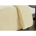 thumbnail image 3 of Chezmoi Collection Heavy Thick Korean Style Faux Mink Blanket Single Ply 9 Lbs, 750GSM Silky Soft Plush Raschel Mink Blanket, 92" x 106" US King Size, Solid Beige, 3 of 9