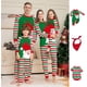 thumbnail image 2 of Conjunto de pijama con estampado de Papá Noel para padres e hijos, Top de manga larga con cuello redondo y pantalones a rayas, ropa de dormir y de estar por casa, 2023 xuanjing  unisex, 2 of 2
