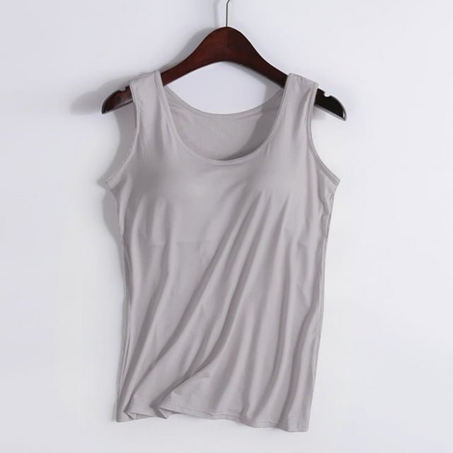 Ladies Camisole With Chest Pad No Steel Rings Bottom Underwear Yoga Sports Tank Tops