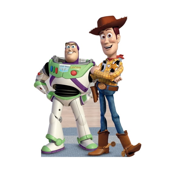 Cartón vertical con recorte de cartón People Buzz & Woody