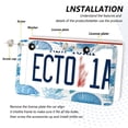thumbnail image 3 of Aluminum License Plate Frame 2 Pack Car Exterior Accessory Car Tag Holder for Front Rear Plates Cars Decor Marine Organismsd, 3 of 7