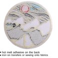 thumbnail image 3 of parches bordados para planchar o coser con la frase "Montaña de hielo bajo el sol: Explora el aire libre"., 3 of 5