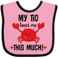 thumbnail image 3 of Inktastic My Tio Loves Me Nephew Boys or Girls Baby Bib, 3 of 4