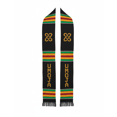 thumbnail image 2 of UMOJA Unity Kente Cloth Graduation Ceremonial Stole Sash, 2 of 3