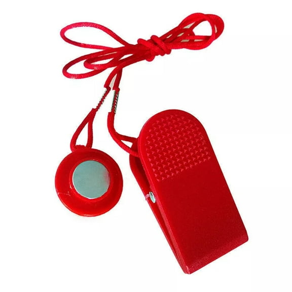 Treadmill Safety Key Sturdy Treadmill Magnet Security Lock Fitness Replacement Kit for 0.7-1.1 inch Electric Treadmill with Circular Magnetic Switch