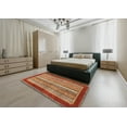 thumbnail image 4 of Ahgly Company Indoor Rectangle Abstract Red Abstract Area Rugs, 2' x 5', 4 of 6