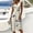White, variant on QUNYINEY Long Casual Dresses for Women A Line Summer Sleeveless Floral Sundress Vacation Loose Fit V Neck Dresses