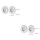 thumbnail image 1 of Monstrate Almohadillas de espuma viscoelástica de cuero proteico de repuesto para Solo 2/3, almohadilla para auriculares, compatible con Bluetooth, Blanco Bluetooth 2piezas, 1 of 6