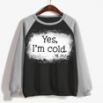 thumbnail image 4 of 2023 Chandail en Molleton Mode pour Femmes 50 % de Réduction Liquidation T-shirt Imprimé Manches Longues Blouse Col Rond Hauts Décontractés Chandail en Molleton, 4 of 5