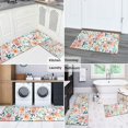 thumbnail image 5 of Pioneer Flower Floral Print Pattern Kitchen Rugs Sets Of 2,Anti Fatigue Kitchen Mat Rugs Non Slip Washable,Decorative Kitchen Floor Mats for Kitchen,Sink,Laundry,17"x30"+17"x47", 5 of 7